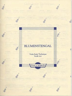 Blumenstengel, A. (Arnold): Viola Scale Technique book 2