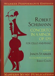 LudwigMasters Schumann, Robert (Starker): Concerto in A minor, Op.129 (cello & piano) LudwigMasters