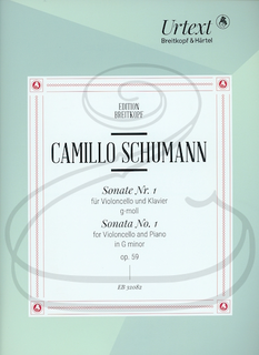 Schumann (Kliegel): Sonata No.1 in G minor, Op.59 - URTEXT (cello & piano)