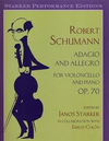 LudwigMasters Schumann, Robert (Starker): Adagio & Allegro Op.70 (cello & piano)