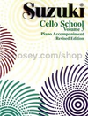 Suzuki: Cello School, Vol.3 - REVISED (piano accompaniment)