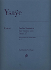 Ysaye (Gertsch): Six Sonatas for Violin Solo, Op.27 - URTEXT (violin) Henle