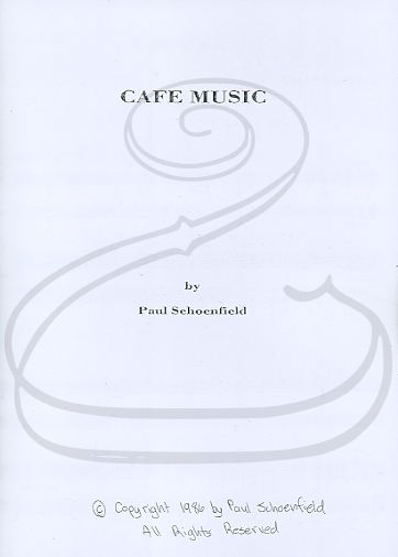 Elkin Music International Schoenfield, P.: (score/parts) Cafe Music (piano trio) Elkin Music International
