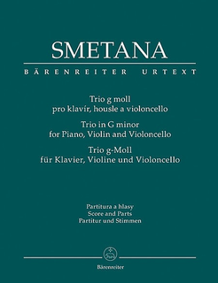 Barenreiter Smetana, Bedrich (Bartos): Trio in G minor (violin, cello, piano) Barenreiter