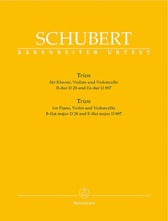 Barenreiter Schubert, F.: Piano Trios in B, D28 and Eb-D897 Op. post.148 (piano, violin, cello) Barenreiter