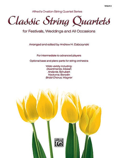 Alfred Music Dabczynski: Classic String Quartets for Festivals, Weddings, Occasions (violin 2)