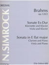 HAL LEONARD Brahms, Johannes: Sonata in Eb Op.120 #2 (viola & piano)