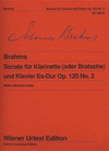 Carl Fischer Brahms, Johannes: Sonata Op120 #2 urtext (viola & piano)