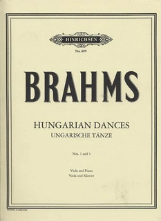 C.F. Peters Brahms (Forbes): Hungarian Dances Nos.1 & 3 - ARRANGED (viola & piano) Edition Peters