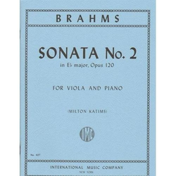 International Music Company Brahms, J.: Sonata Op.120, No.2 (viola, and piano)