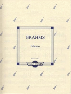 Brahms, Johannes (Arnold): Scherzo (viola & piano)