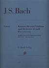 HAL LEONARD Bach, J.S. (Eppstein, ed.): Concerto in D minor, BWV1043, urtext (2 violins, and piano)