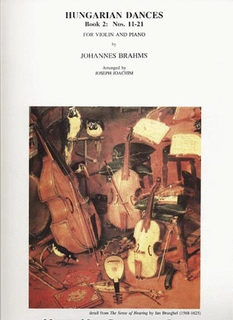 LudwigMasters Brahms, Johannes (Joachim): Hungarian Dances Bk.2 #11-21 (violin & piano)