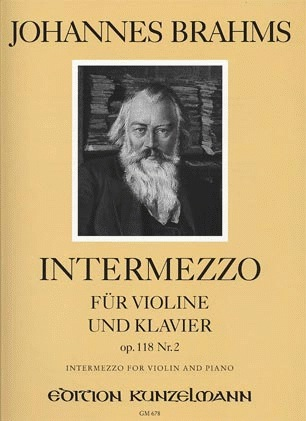 Brahms, Johannes: Intermezzo Op.118 #2 (violin & piano)