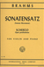 International Music Company Brahms, J.: Sonatensatz (violin & piano)