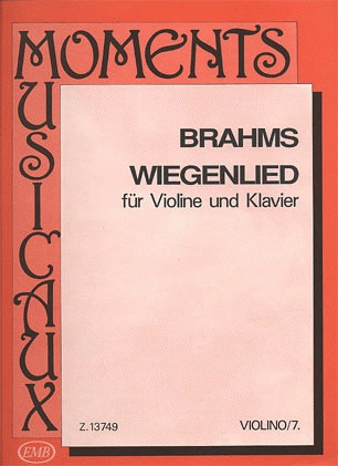 HAL LEONARD Brahms, Johannes: Wiegenlied-Lullaby (violin & piano)