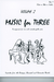 Last Resort Music Publishing Kelley, Daniel: Music for Three Vol.2, Favorites from the Baroque, Classical & Romantic Periods (violin 1)