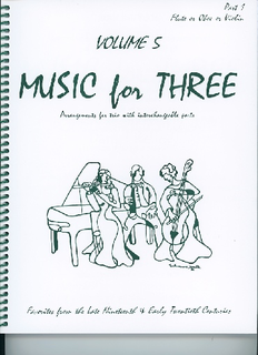 Last Resort Music Publishing Kelley, Daniel: Music for Three Vol.5 Late 19th-Early 20th Century (violin 1)