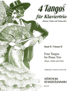 C.F. Peters Thomas-Mifune, Werner: 4 Tangos for Piano Trio Vol.2