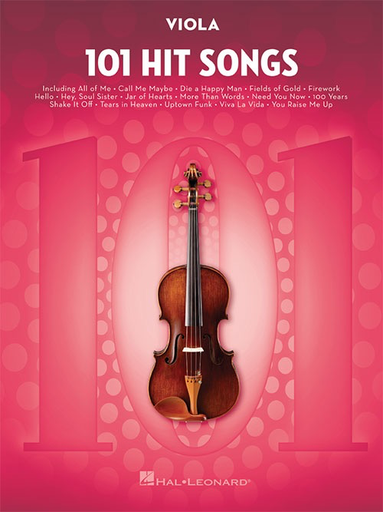 HAL LEONARD 101 Hit Songs Songs (viola)