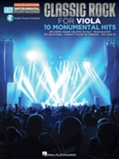 HAL LEONARD Classic Rock for Viola-10 Monumental Hits (audo access to playalong track included)