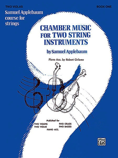 Alfred Music Applebaum, S.: Chamber Music for Two String Instruments V.1 (2 violas)