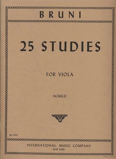 International Music Company Bruni (Schulz): 25 Studies (viola) IMC
