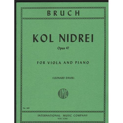 International Music Company Bruch, Max: Kol Nidrei (viola & piano)