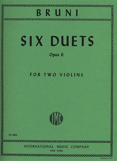 International Music Company Bruni: 6 Duets, Op.6 (two violins)