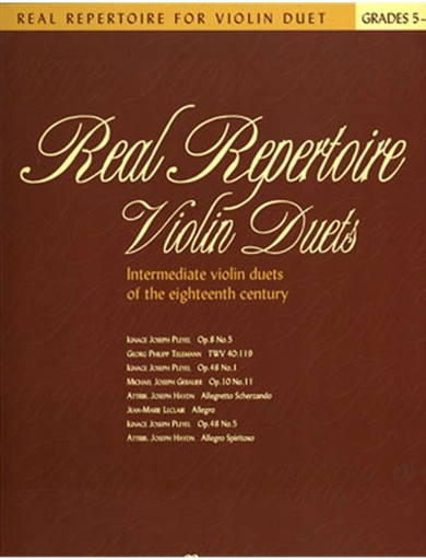 Faber Music Cohen, M.: Real Repertoire Violin Duets - Intermediate violin duets of the 18th century (two violins)