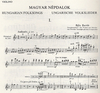 HAL LEONARD Bartok, Bela: Hungarian Folksongs (Violin & Piano)