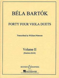 HAL LEONARD Bartok, B.: 44 Viola Duets Vol.2 (2 violas)