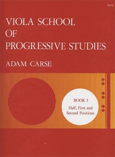 Stainer & Bell Ltd. Carse: Viola School of Progressive Studies Bk.3 (viola)