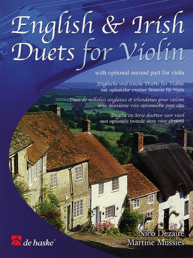 HAL LEONARD Dezaire, Nico: English & Irish Duets for Violin with optional 2nd part for viola