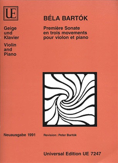 HAL LEONARD Bartok, B.: Sonata No. 1 (Violin and Piano)