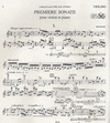 HAL LEONARD Bartok, B.: Sonata No. 1 (Violin and Piano)