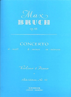 Carl Fischer Bruch, Max: Concerto #2 Op.44 d mi (violin & piano)