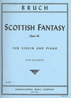 International Music Company Bruch (Galamian): Scottish Fantasy, Op.46 (violin & piano) IMC