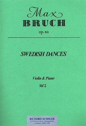 HAL LEONARD Bruch: Swedish Dances, Op.63 Volume 2 (violin & piano)