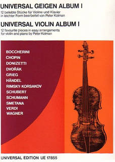 Carl Fischer Kolman, Peter: Universal Violin Album Vol.1 (violin & piano)