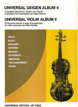 Carl Fischer Kolman, Peter: Universal Violin Album Vol.2 (violin & piano)