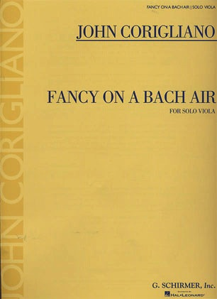 HAL LEONARD Corigliano, John: Fancy on a Bach Air for Solo Viola