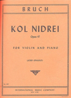 International Music Company Bruch, Max: Kol Nidrei (violin & piano)