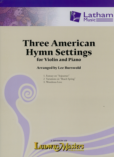 LudwigMasters Burswold, Lee (arr): Three Amerrican Hymn Settings for violin and piano