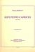 Burgan, Patrick: Sept Petits Caprices pour Violon-7 Littles Caprices for Violin