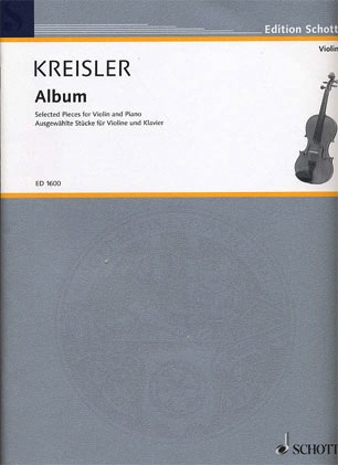 HAL LEONARD Kreisler, Fritz: Repertoire Album (violin & piano)