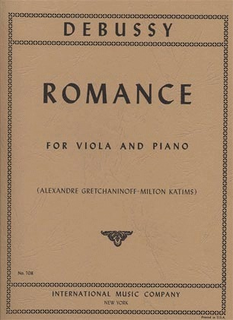 International Music Company Debussy, Claude: Romance (viola & piano)