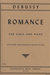 International Music Company Debussy, Claude: Romance (viola & piano)