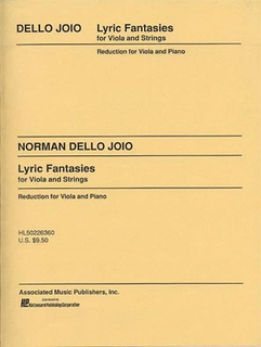 HAL LEONARD Dello Joio, Norman: Lyric Fantasies (Viola & Piano)