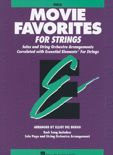 HAL LEONARD Del Borgo: Movie Favorites for Strings (viola)